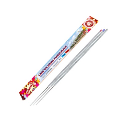 Триколор 300 мм. Бенгальские огни цветные купить в Аше | asha.salutsklad.ru